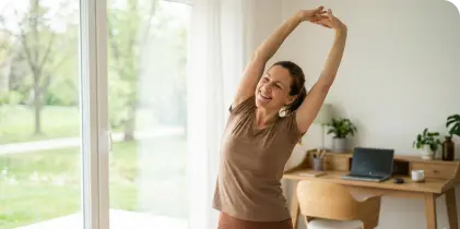 Recuperação rápida Retorno às atividades normalmente em poucos dias